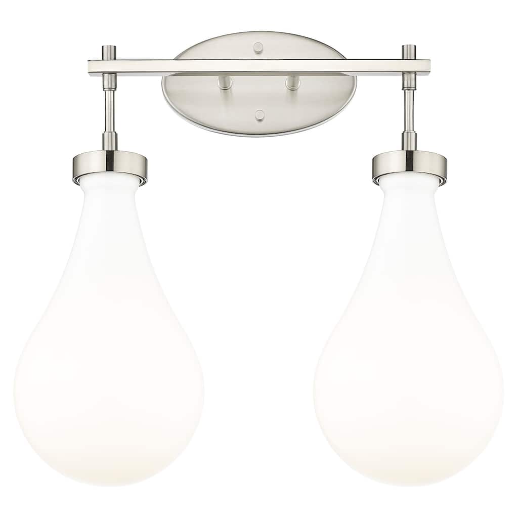 Innovations Lighting 451-2W-G451-7GWH Owego 2 Light 18" Wide Vanity