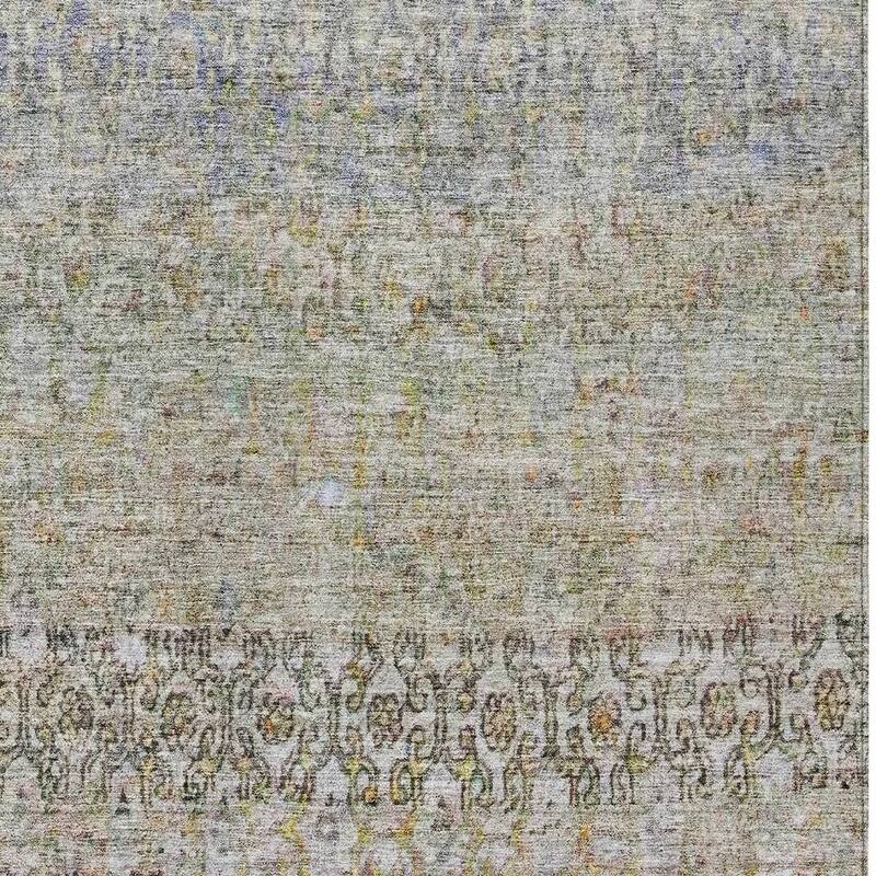 HomeRoots Floral Traditional Rectangle Outdoor Rug