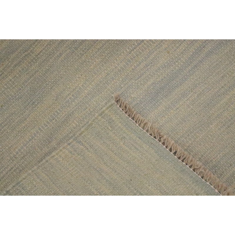 Hand Woven Oriental 100% Wool Carpet Southwestern Modern Beige & Ivories Kilim Area Rug - 6' 0'' X 4' 0''