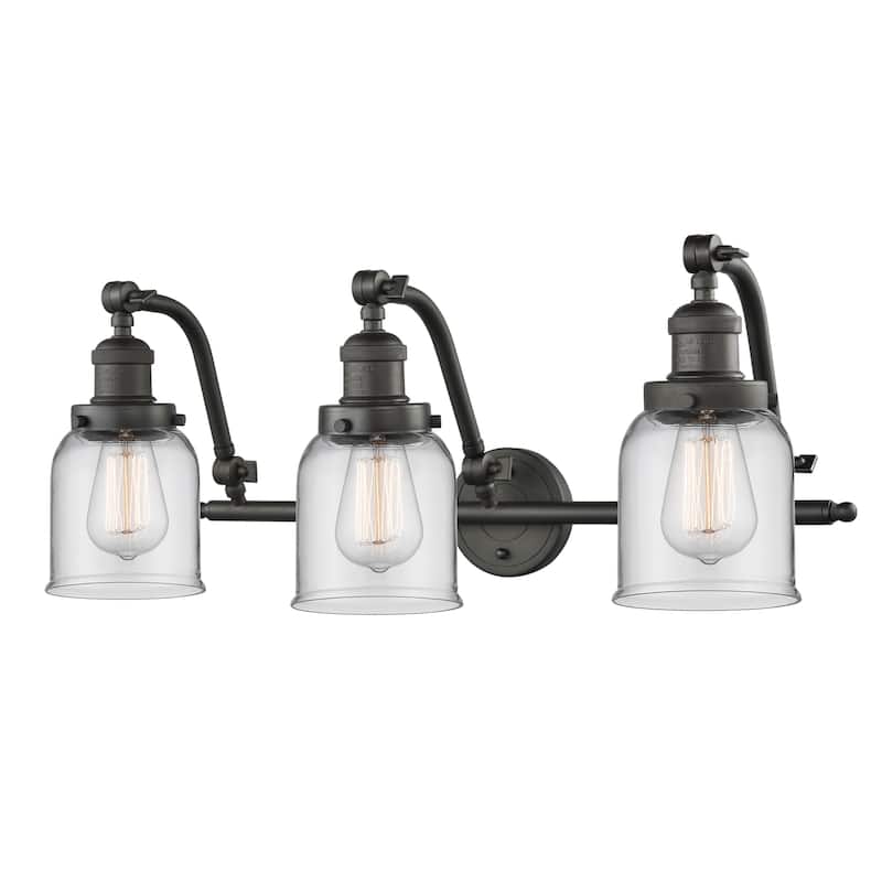 Innovations Lighting Small Bell 3 Light 28" Wide Bathroom Vanity Light