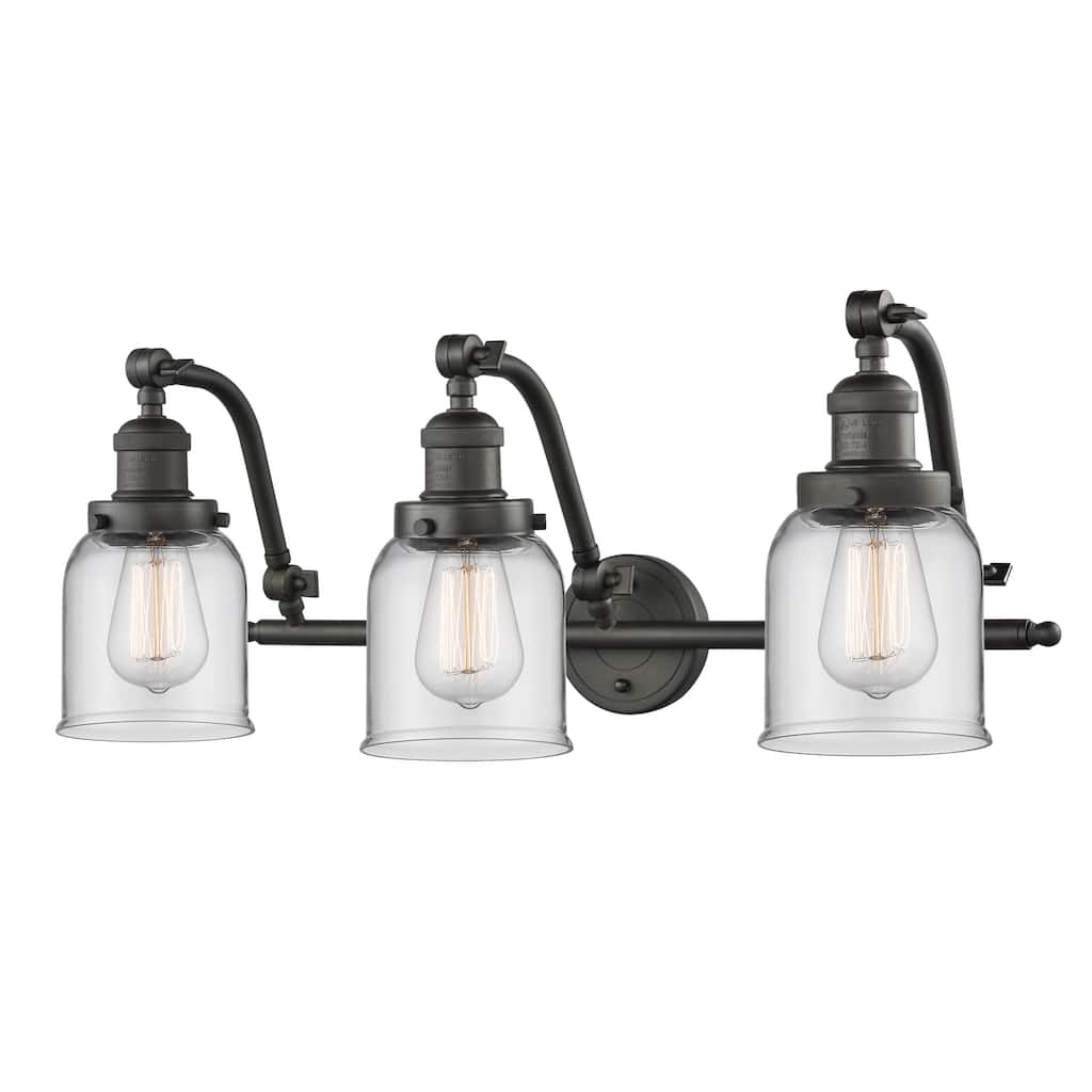 Innovations Lighting Small Bell 3 Light 28" Wide Bathroom Vanity Light