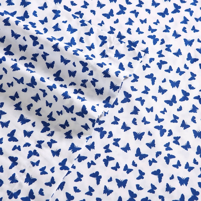 Poppy & Fritz Cotton Percale Printed Bed Sheet Sets