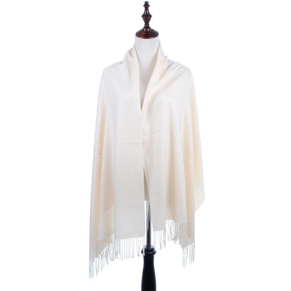 Imitate Cashmere Scarf Color Block Large Shawl Long Bandana Schal Wraps 190x6`JC
