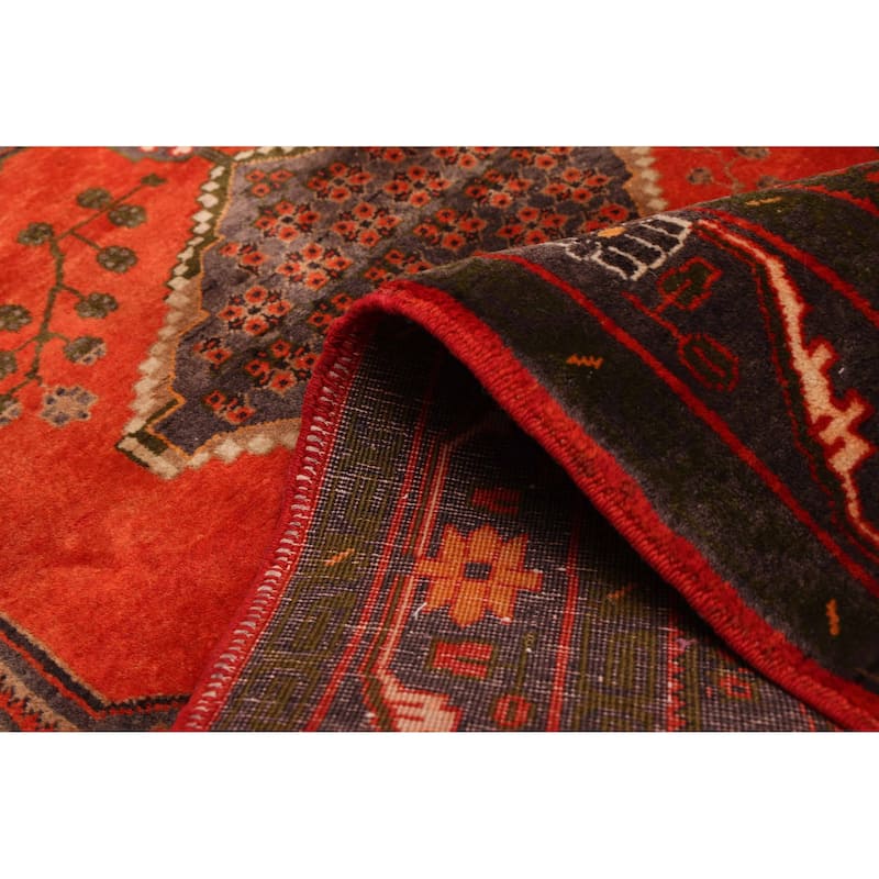 ECARPETGALLERY Hand-knotted Konya Anatolian Red Wool Rug - 3'7 x 12'8