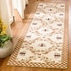 preview thumbnail 43 of 98, SAFAVIEH Handmade Chelsea Aubree French Country Trellis Wool Rug 2'6" x 10' Runner - Ivory/Rust - Runner