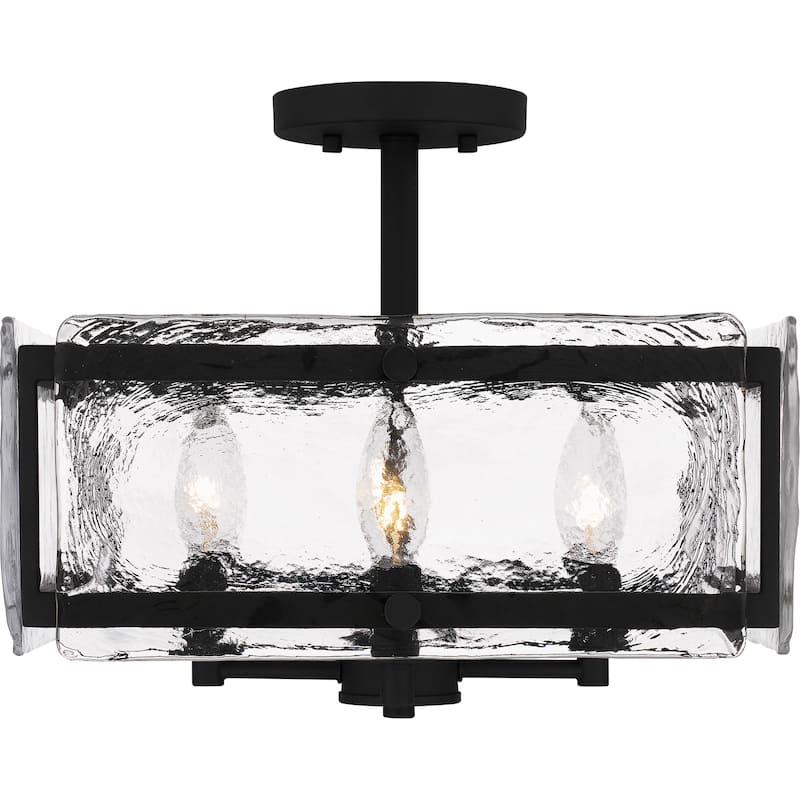 Lancer 4-Light Earth Black Semi-Flush Mount - Earth Black