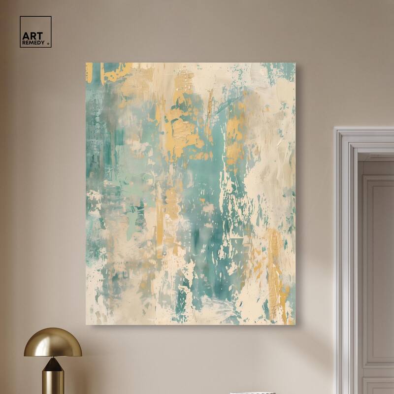 Minted Ivory I Canvas by Art Remedy, Gallery Wrapped