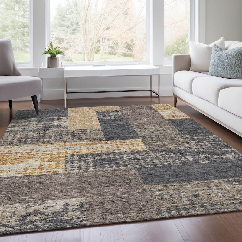 Premium Washable Super Soft Casual Geo Mayfield Rug