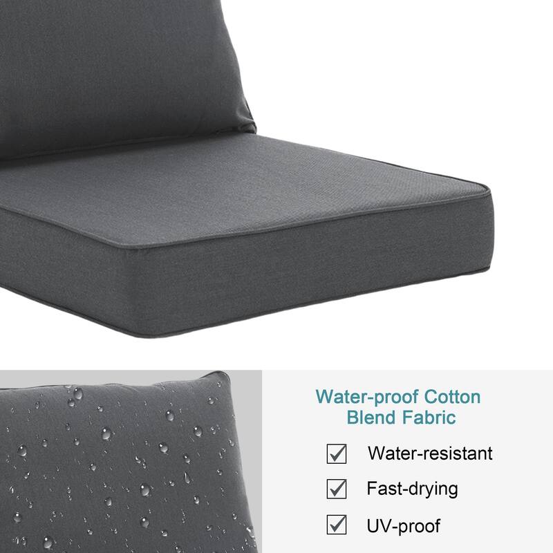 Sunbrella Indoor Outdoor Chair Cushion and Pillow