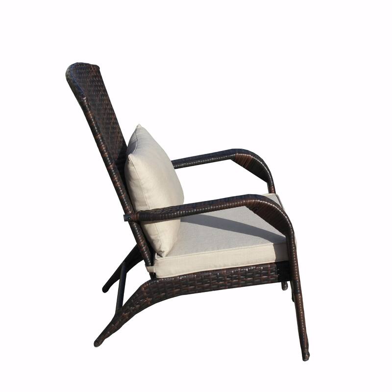 Rattan Outdoor Lounge Chairs with Cushions - Durable & Comfortable