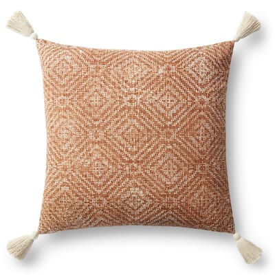 Alexander Home Distressed Tribal Diamond Tassel Pillow