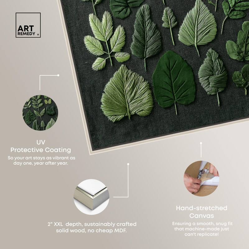 Leaf Library III Canvas by Art Remedy