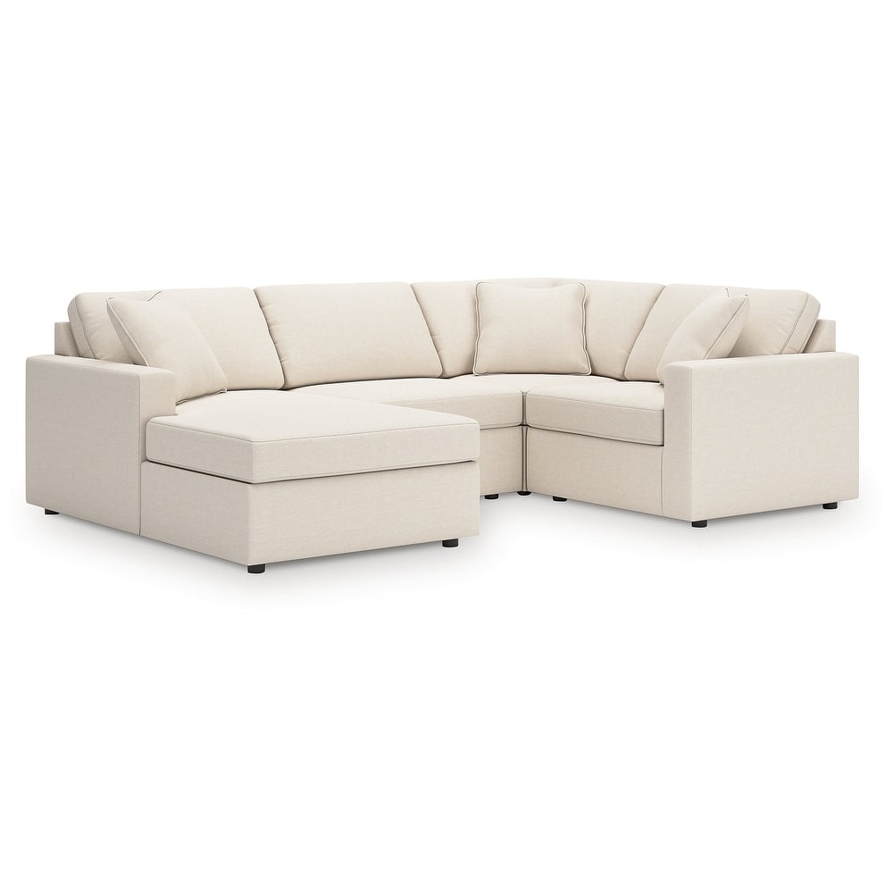 Signature Design by Ashley Modmax 4-Piece Sectional with Chaise - 108"W x 75"D x 36"H