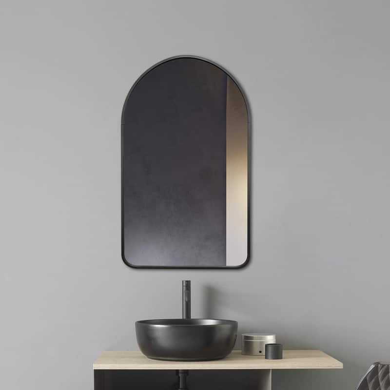 Rita Metal Framed Oval Wall Mirror Bathroom Vanity Mirror