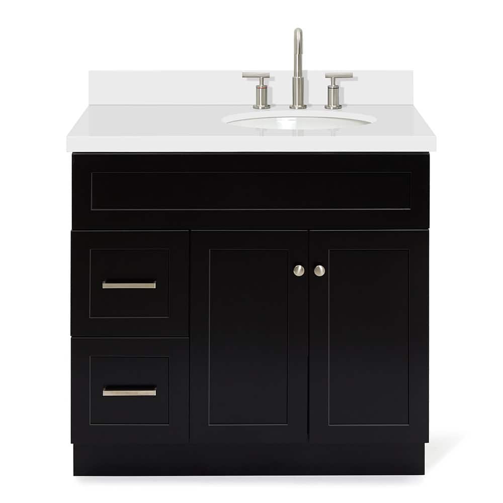 Ariel F037SRWQOVO Hamlet 36" Free Standing Single Basin Vanity Set