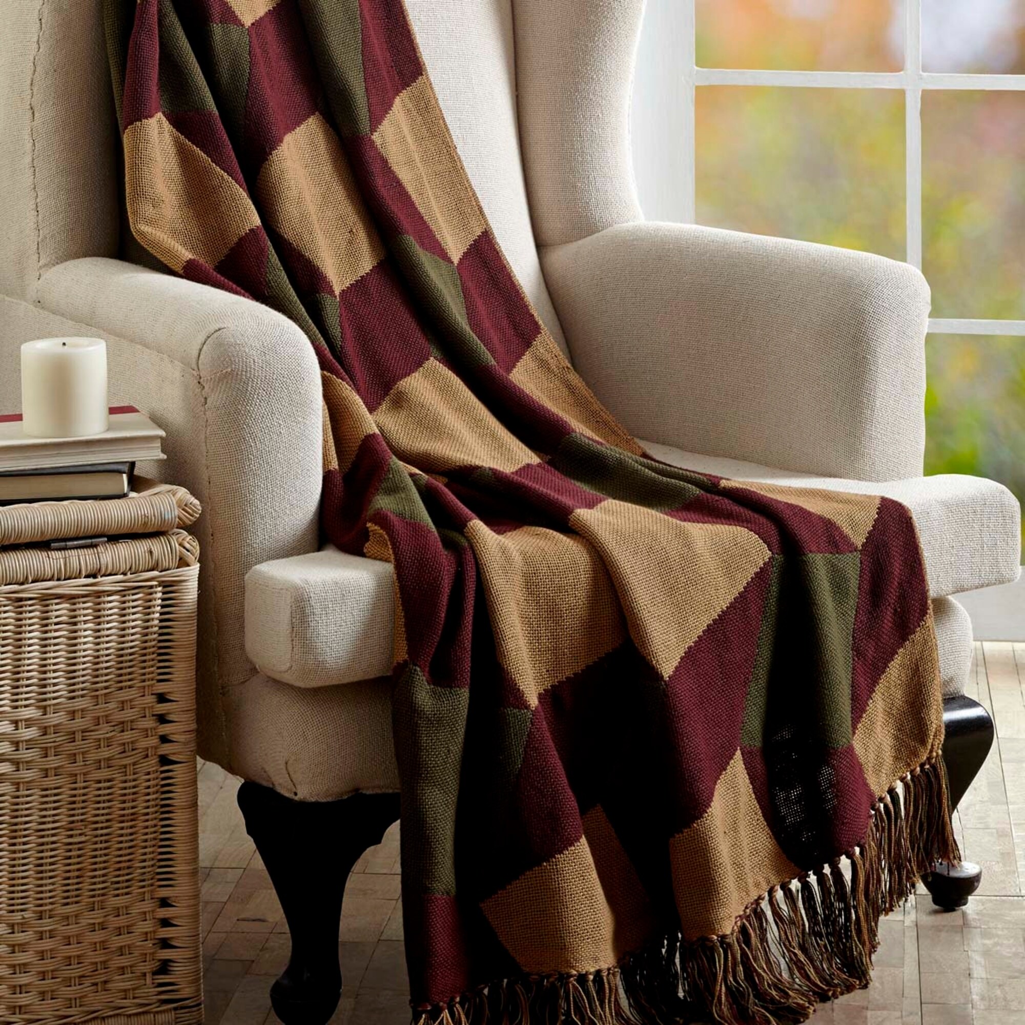 shop napa valley jacquard woven throw 60x50 overstock 18084291 napa valley jacquard woven throw 60x50