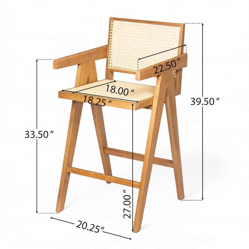 Minimalist Bar Stool Side Dining Chair Set of 2