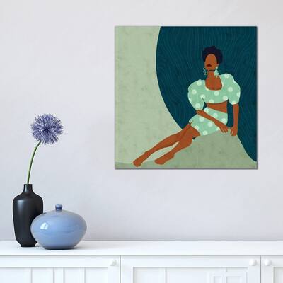 iCanvas "Ebonee Square" by Reyna Noriega Canvas Print