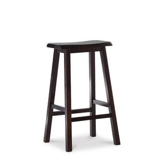 The Gray Barn Pitchfork Curved Seat Bar Stool