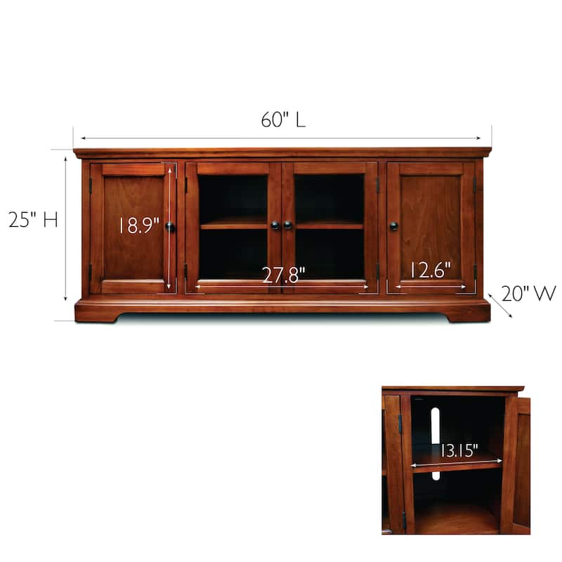 Leick Home TV Stand with Enclosed Storage