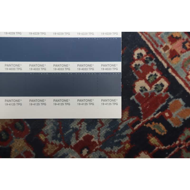 Hand Knotted Oriental 100% Wool Carpet Traditional Medallion Red Kashan Area Rug - 6' 10'' X 4' 6''