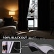 preview thumbnail 78 of 91, Deconovo 100 Percent Blackout with Liner Grommet Curtain (2 Panel)