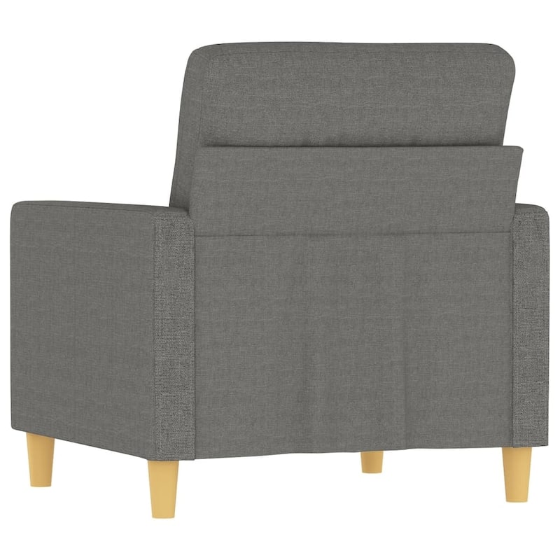 vidaXL Sofa Chair Dark Gray 23.6" Fabric - 30.7" x 30.3" x 31.5"