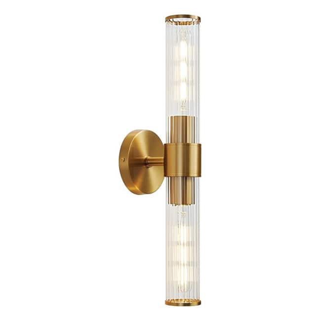 Modern wall light gold vanity light glass, metal hallway light