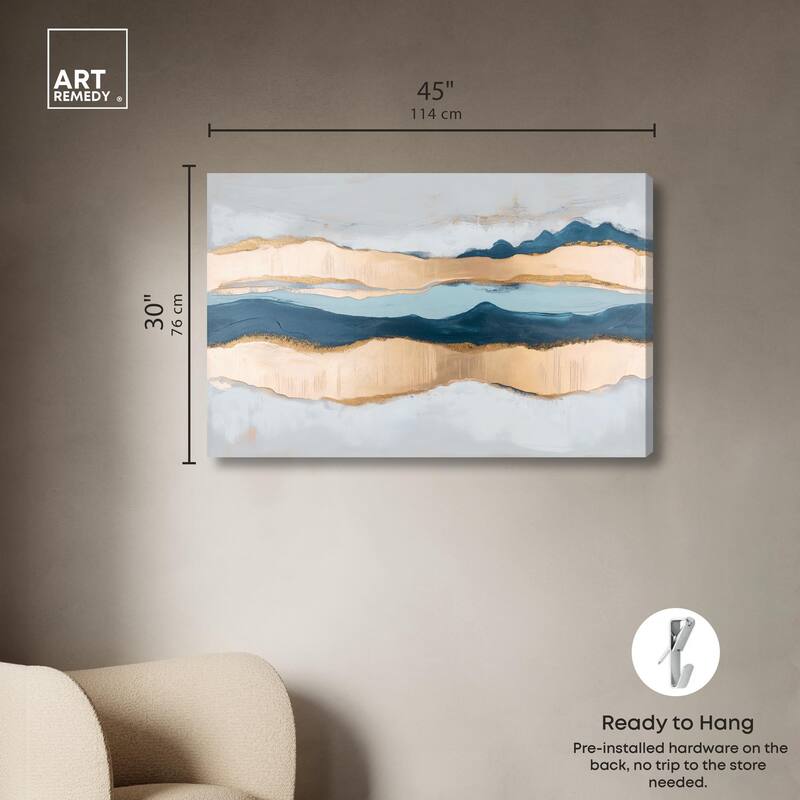 Blue Ridge I Canvas by Art Remedy, Gallery Wrapped