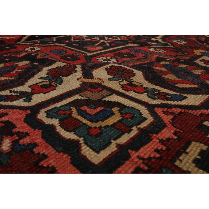 Hand Knotted Bhakhtiari Rust,Ivory Wool Traditional Oriental Area Rug - 11' 4'' x 16' 1''