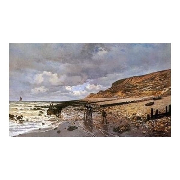 La Pointe De La Heve At Low Tide Poster Print By Claude Monet Item
