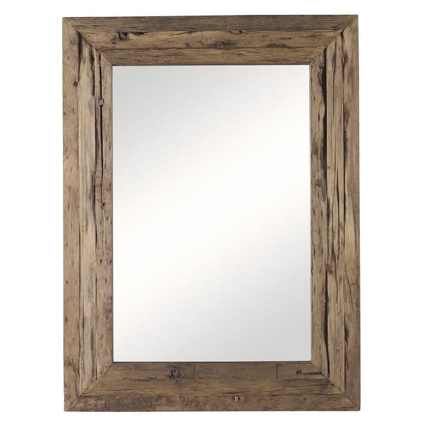 slide 2 of 5, Uttermost Rennick Rustic Wood Mirror - 36"x 48"