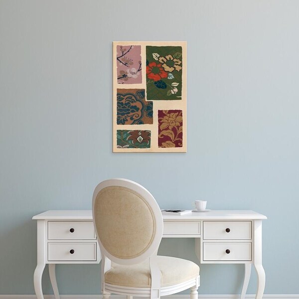 Easy Art Prints Ema Seizan's 'Japanese Textile Design II' Premium Canvas Art