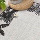preview thumbnail 9 of 30, Contemporary Floral Border Indoor/Outdoor Area Rug