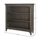 preview thumbnail 2 of 1, Taylor 50" Wide Farmhouse Bookcase, Dusk Gray