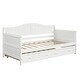 preview thumbnail 24 of 31, Wooden Twin Daybed with Trundle Bed, Sofa Bed for Bedroom Living Room