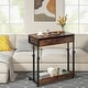 preview thumbnail 29 of 29, Adjustable Side Table Portable Desk with Drawers and Wheels for Home Office