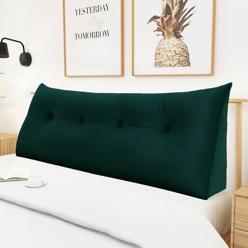 WOWMAX Bed Rest Wedge Bolster Reading Pillow Daybed Dorm Headboard