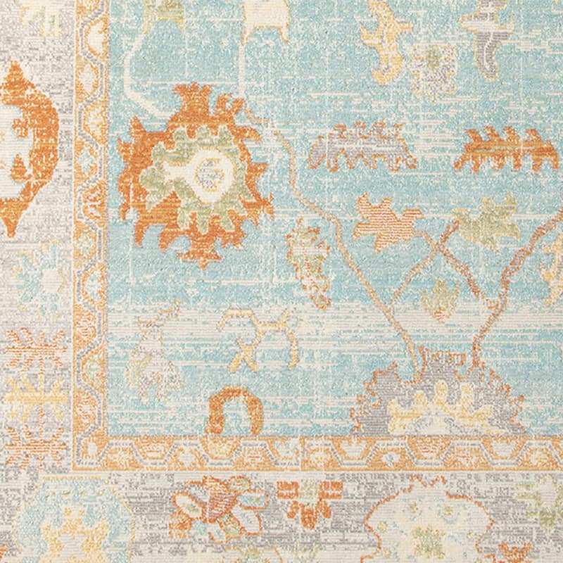 Bohdanna Bordered Indoor/Outdoor Tropical Area Rug