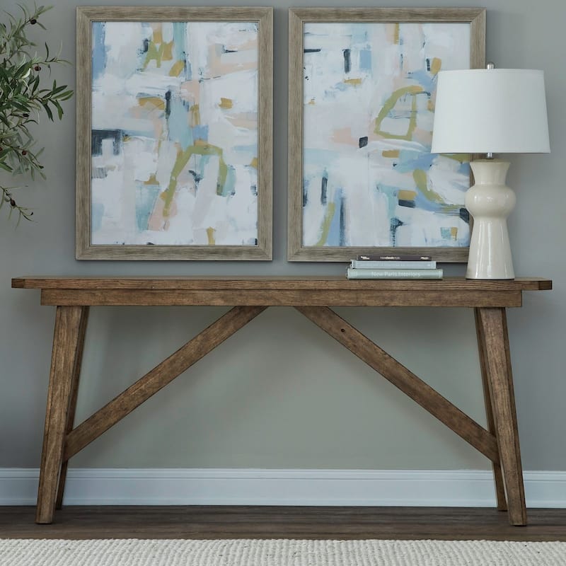 Liberty Furniture Carolina Park Sofa Table - Width 72" x Depth 16" x Height 32" - Width 72" x Depth 16" x Height 32"