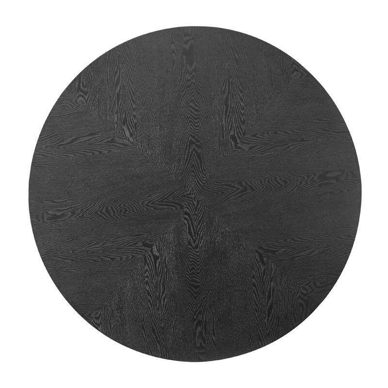 Round Coffee Table,Cross Legs Metal Base