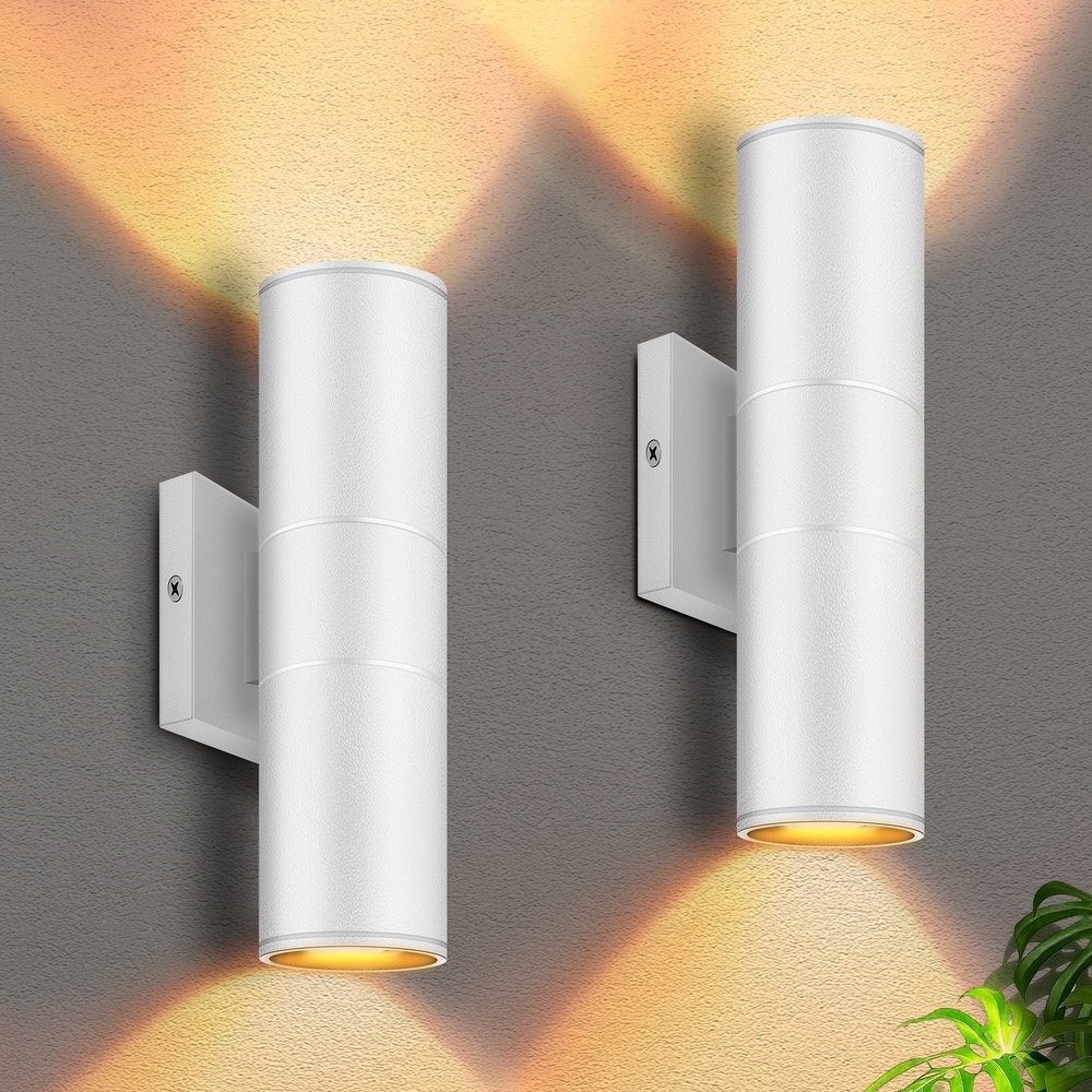 IP65 Integrated LED Cylinder Up Down Wall Light Outdoor