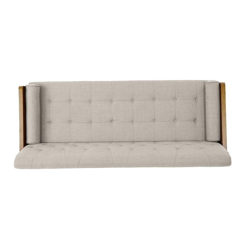 Jalon Tufted Fabric Sofa by Christopher Knight Home