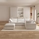preview thumbnail 9 of 16, Oversize Down Filled 5-Piece Sectional Sofa with Storage Ottoman for Living Room