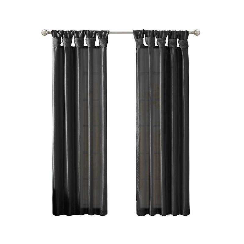 Twist Tab Total Blackout Window Curtain Panel