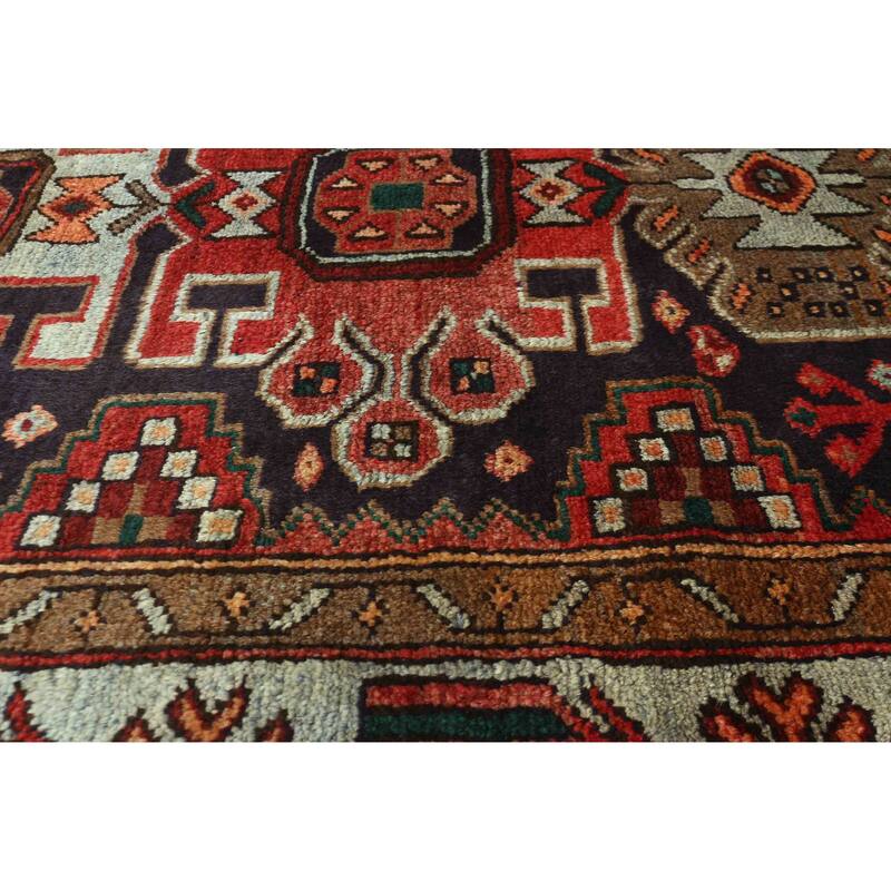 ECARPETGALLERY Hand-knotted Konya Anatolian Dark Navy Wool Rug - 3'10 x 6'3