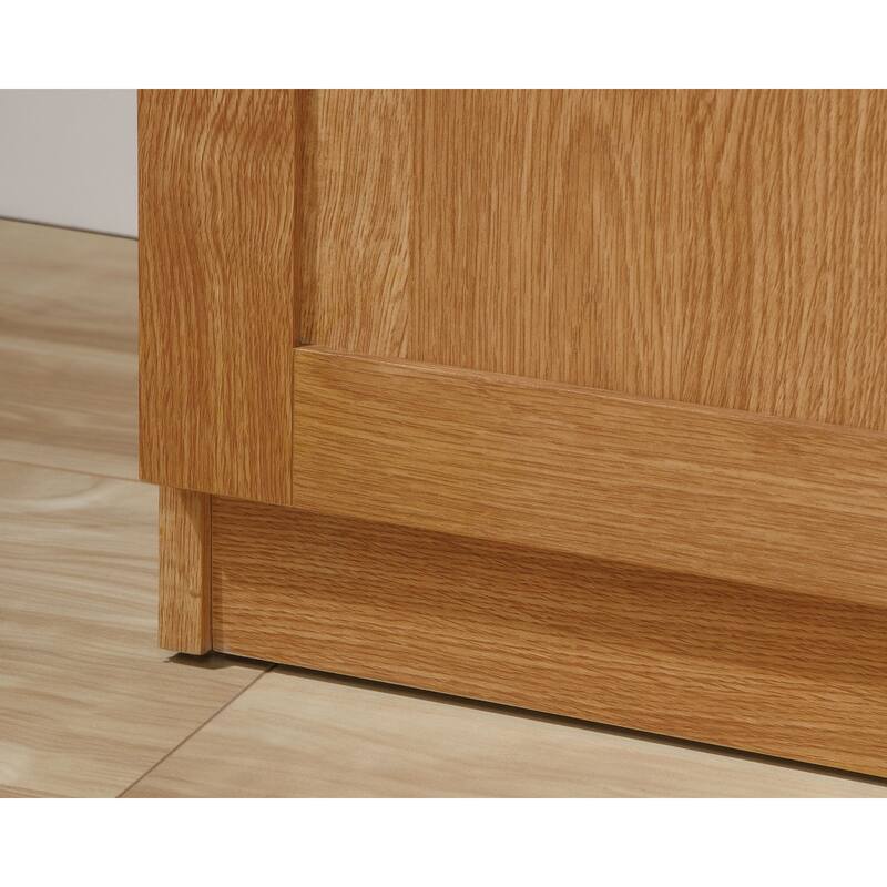 Storage Cabinet - 16 Deep - Highland Oak