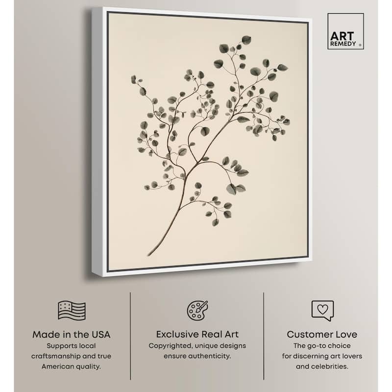 Bilberry Branch Canvas by Art Remedy