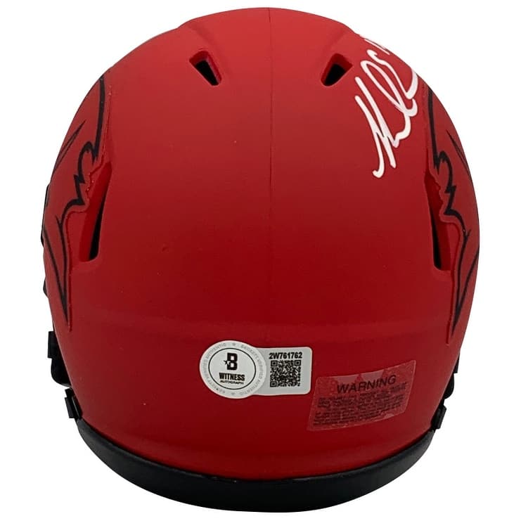 Mike Evans Autographed Tampa Bay Buccaneers Signed Football Rave Mini Helmet Beckett COA - 8' x 11'