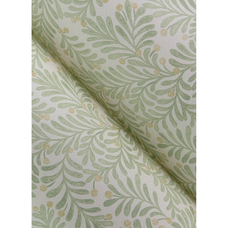 Chesapeake Chrysantha Sage Berry Branches Wallpaper